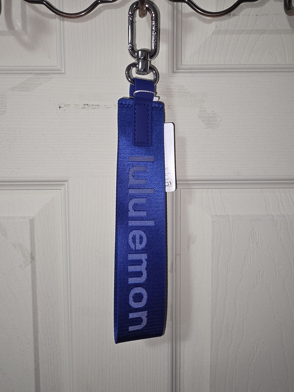 lululemon Never Lost Keychain in Riverside Blue